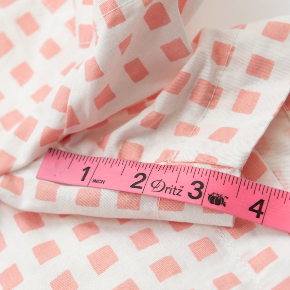 Gap Shorts Sunkissed 100% Cotton Gradiant Grid Print Pink White Size 6 New - Picture 8 of 8